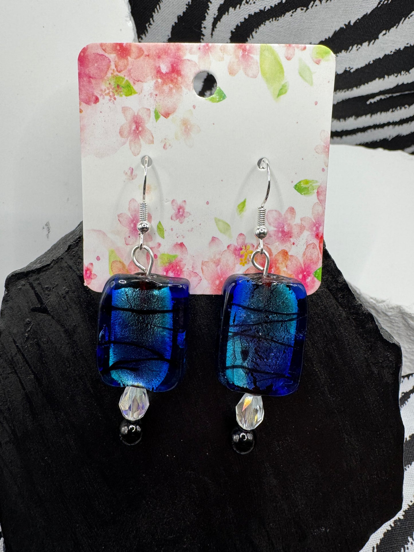 Passionate blue earrings