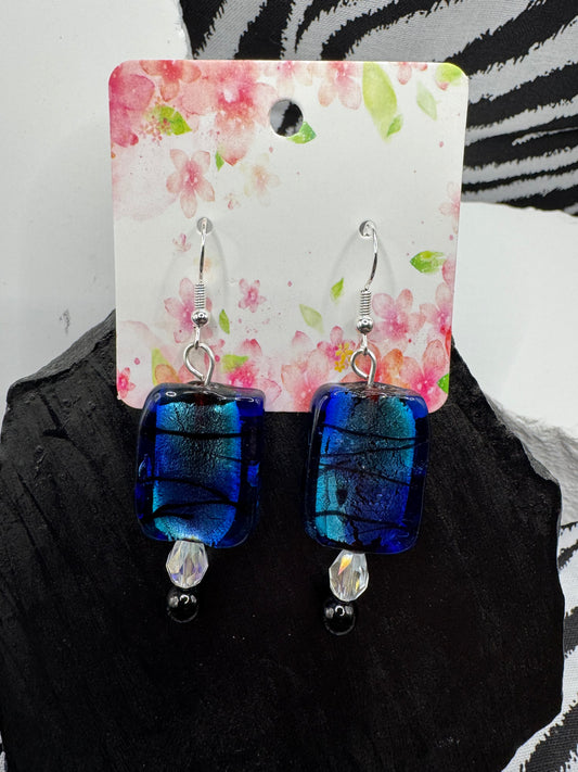 Passionate blue earrings
