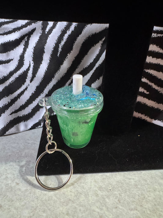 Matcha, Boba tea keychain
