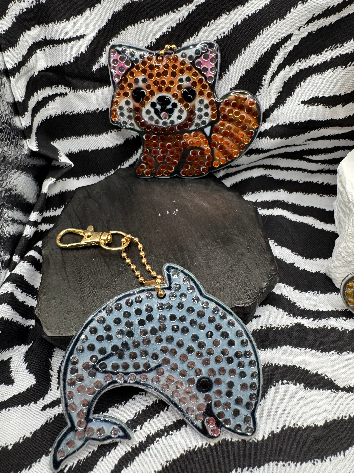 Diamond keychains