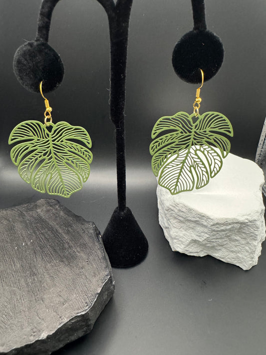 Leaf earrings
